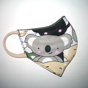 Koala macis szájmaszk textil arc maszk   - női - női - Meska.hu