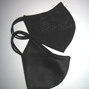 Minőségi Szájmaszk csomag 2db Fekete női textil maszk - női - női - Meska.hu