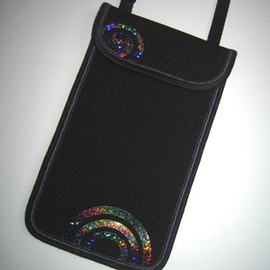 Mobiltok állítható pánttal nagy méretű telefonokhoz Hologramos körökkel - Meska.hu
