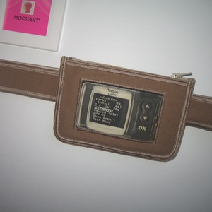 Ablakos Insulin pumpa tartó tok Drapp #inzulinpumpa#tok - táska & tok - övtáska - Meska.hu