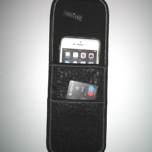 Zsebes Mobiltok állítható pánttal XL telefon kistáska fekete #telefontok  - táska & tok - pénztárca & más tok - telefontok - Meska.hu