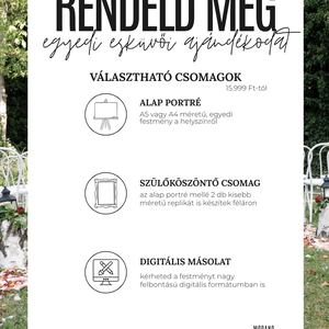Esküvői helyszín egyedi megrendelés saját fotó alapján - művészet - festmény - akvarell - Meska.hu