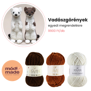 Egyedi horgolt vadászgörény - Meska.hu