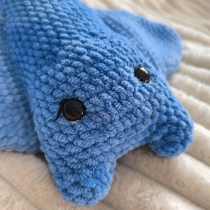 Manta, a horgolt óriás rája, Játék & Sport, Plüssállat & Játékfigura, Más figura, Horgolás, Hímzés, MESKA