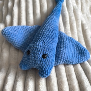 Manta, a horgolt óriás rája - játék & sport - plüssállat & játékfigura - más figura - Meska.hu