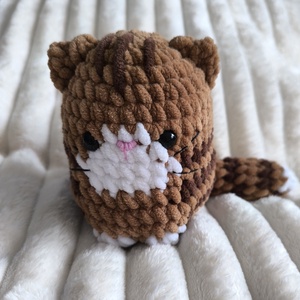 Mokka, a horgolt cica, Játék & Sport, Plüssállat & Játékfigura, Cica, Horgolás, MESKA