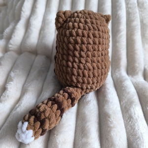 Mokka, a horgolt cica - játék & sport - plüssállat & játékfigura - cica - Meska.hu