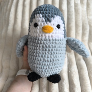 Milo, a horgolt pingvin - játék & sport - plüssállat & játékfigura - más figura - Meska.hu