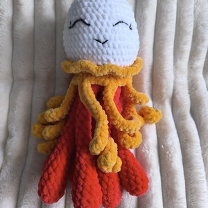 Medi, a horgolt kontrasztos medúza, Játék & Sport, Plüssállat & Játékfigura, Más figura, Horgolás, Hímzés, MESKA