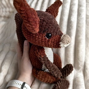 Mandula, a horgolt mókus - játék & sport - plüssállat & játékfigura - más figura - Meska.hu