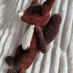 Mandula, a horgolt mókus - játék & sport - plüssállat & játékfigura - más figura - Meska.hu