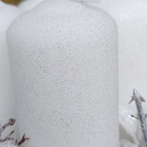 Csodás fehér adventi tál - karácsony - adventi díszek - adventi asztaldísz - Meska.hu