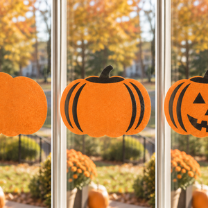 Tökfejek három hangulatban � újrahasználható ablaksablon krétafesték sprayhez, Otthon & Életmód, Dekoráció, Halloween, Halloweeni dekoráció, Fotó, grafika, rajz, illusztráció, MESKA