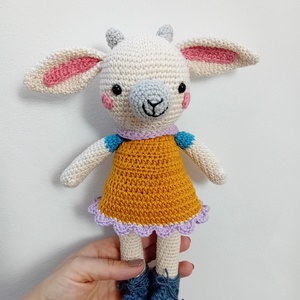 Bárányka - horgolt játék - játék & sport - plüssállat & játékfigura - más figura - Meska.hu