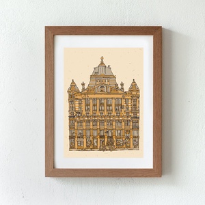 Anker Palota - számozott nyomat, illusztráció, print, A5 méretben - művészet - Meska.hu