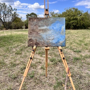 Föld és ég akril vászonfestmény - művészet - festmény - akril - Meska.hu