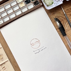 Kislány rókával az őszi erdőben - művészet - festmény - akvarell - Meska.hu