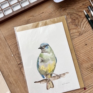 Eredeti akvarell madaras festmény - művészet - festmény - akvarell - Meska.hu