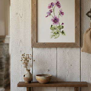 Eredeti akvarell árvácska virágos festmény - művészet - festmény - akvarell - Meska.hu