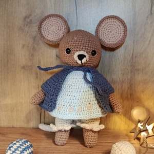 Öltöztethető horgolt kisegér, Játék & Sport, Plüssállat & Játékfigura, Egér, Horgolás, MESKA