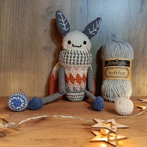 Horgolt Könyvmoly - játék & sport - plüssállat & játékfigura - más figura - Meska.hu