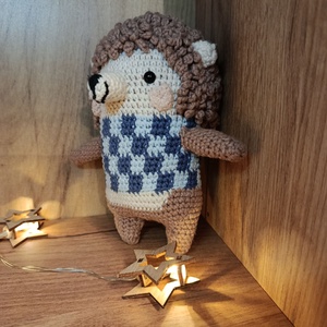 Horgolt Süni  - játék & sport - plüssállat & játékfigura - süni - Meska.hu