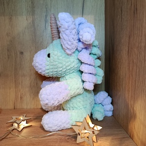 Horgolt Unikornis  - játék & sport - plüssállat & játékfigura - unikornis - Meska.hu