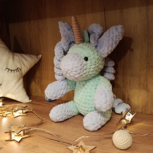 Horgolt Unikornis , Játék & Sport, Plüssállat & Játékfigura, Unikornis, Horgolás, MESKA