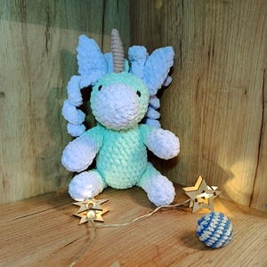 Horgolt Unikornis  - játék & sport - plüssállat & játékfigura - unikornis - Meska.hu