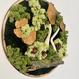 Zúzmó körkép 4 - otthon & életmód - dekoráció - asztal és polc dekoráció - zuzmódekoráció, mohadekoráció - Meska.hu