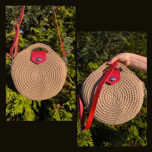 Horgolt körtáska - táska & tok - variálható táska - Meska.hu