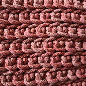 Horgolt válltáska - limitált Splendid Potpourri rózsa színben - táska & tok - kézitáska & válltáska - válltáska - Meska.hu