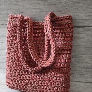 Horgolt válltáska - limitált Splendid Potpourri rózsa színben - táska & tok - kézitáska & válltáska - válltáska - Meska.hu