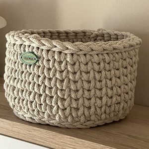 Kézzel horgolt tároló  - otthon & életmód - tárolás & rendszerezés - doboz - Meska.hu