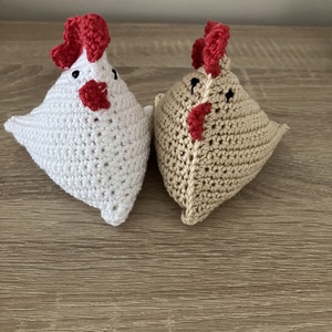 Húsveti tyúkocskák - ünnepi díszek, dekorációk - húsvéti díszek és dekorációk - húsvéti asztaldíszek - Meska.hu