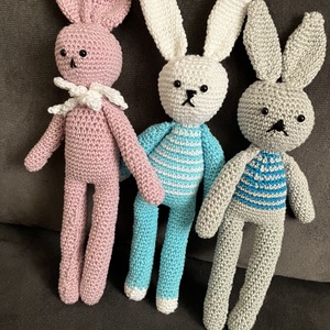 Amigurumi nyuszik, Játék & Sport, Plüssállat & Játékfigura, Nyuszi, Horgolás, MESKA