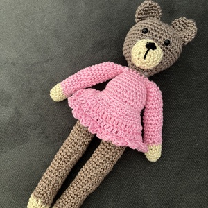 Horgolt macika - játék & sport - plüssállat & játékfigura - maci - Meska.hu