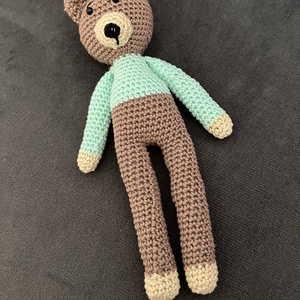 Horgolt macika - játék & sport - plüssállat & játékfigura - maci - Meska.hu