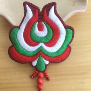 Magyar matyó kitűző -  - Meska.hu