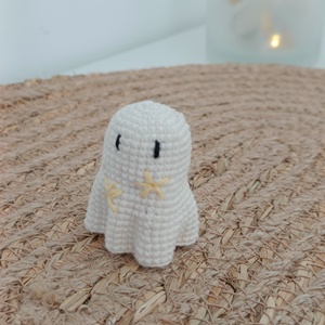 Horgolt mini szellem - otthon & életmód - dekoráció - halloween - halloweeni dekoráció - Meska.hu