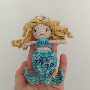 Horgolt öltoztethető Sellő , Játék & Sport, Plüssállat & Játékfigura, Teknős, Horgolás, MESKA