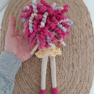 Horgolt vidám baba  - játék & sport - plüssállat & játékfigura - ember - Meska.hu