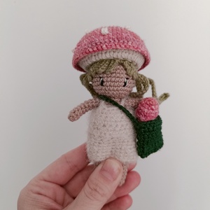 Horgolt gomba Baba - játék & sport - plüssállat & játékfigura - ember - Meska.hu