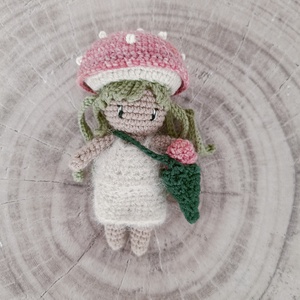 Horgolt gomba Baba, Játék & Sport, Plüssállat & Játékfigura, Ember, Horgolás, Hímzés, MESKA