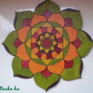 Őszi erdő mandala - Meska.hu