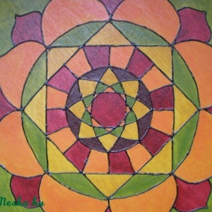 Őszi erdő mandala -  - Meska.hu