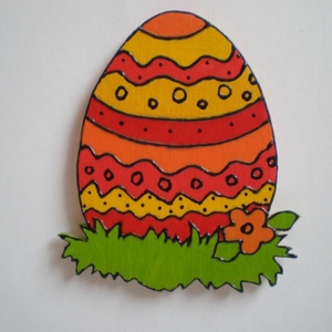 Pöttyös húsvéti tojás - Meska.hu