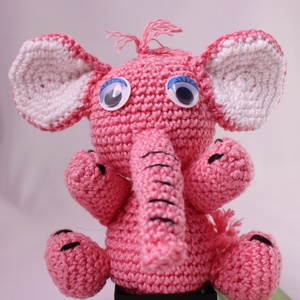 Fáni, az elefánt amigurumi - Meska.hu