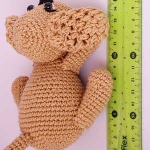 Picur, a  kölyökkutya amigurumi - játék & sport - plüssállat & játékfigura - kutya - Meska.hu