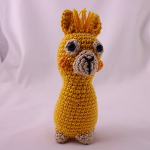 Elek, a láma amigurumi - Meska.hu